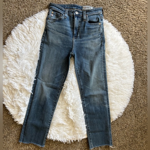 AG Adriano Goldschmied Crop Jeans The Isabelle Womens Size 25 - Picture 1 of 9